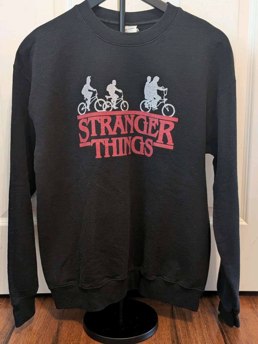 stranger things crew neck
