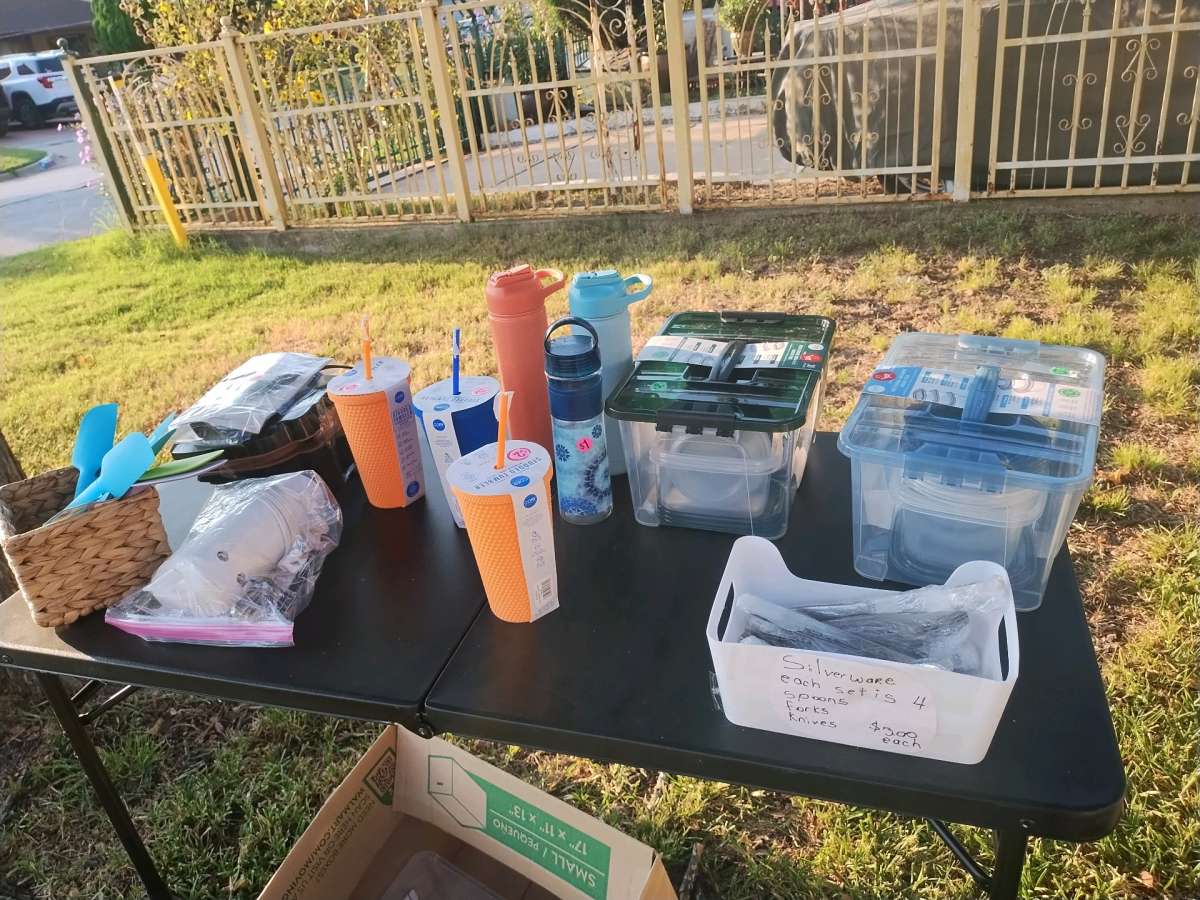 yard sale today and tomorrow