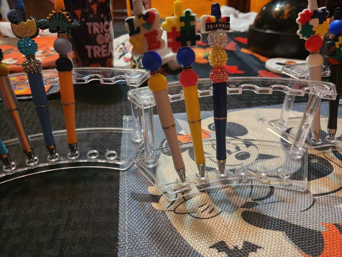 handmade beaded pens