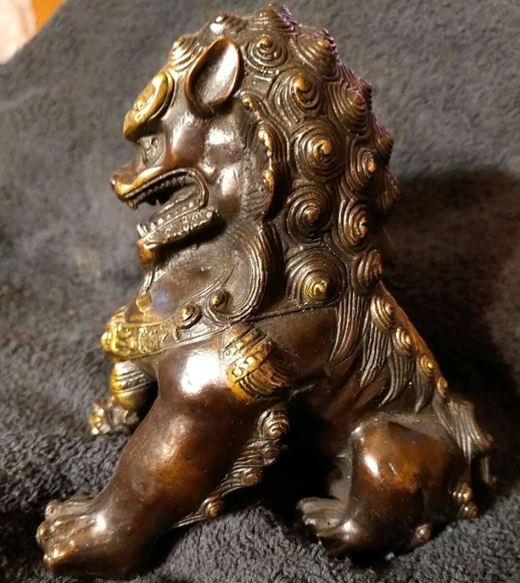 This Chinese Guardian Lion referred to as a Foo Dog or FuDog