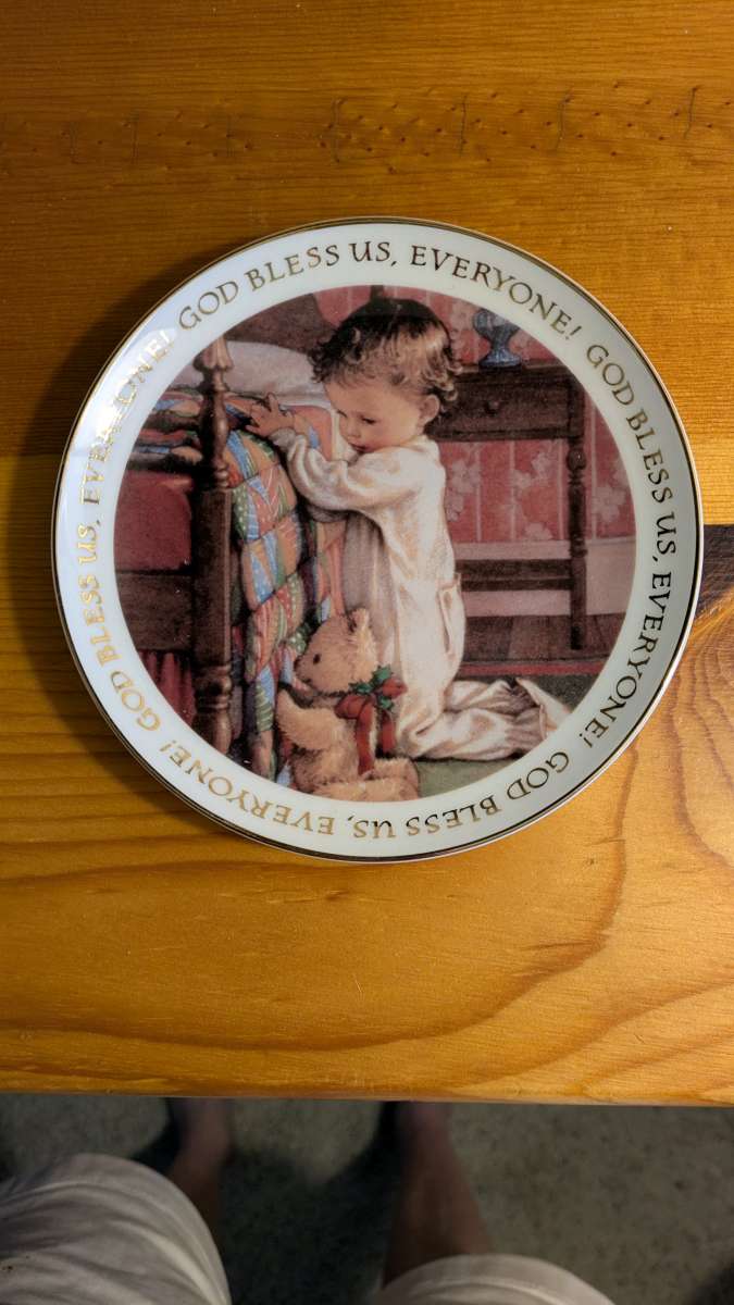 The American Greetings 6 Christmas Blessings Collector Plate