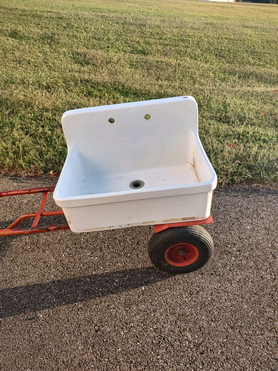 big white sink