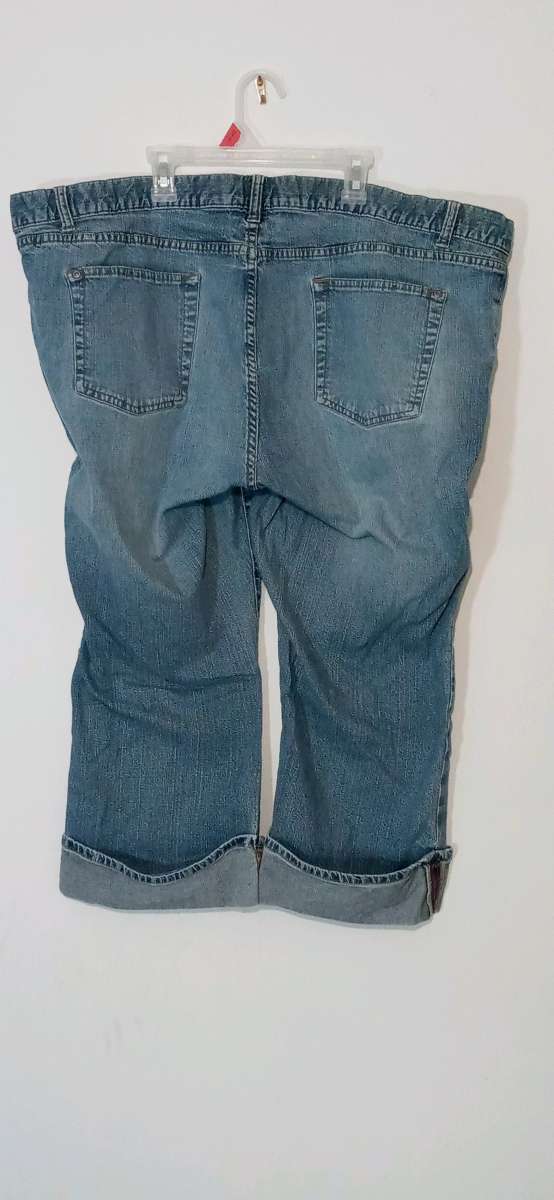 Womens Plus Size Denim Capris Old Navy