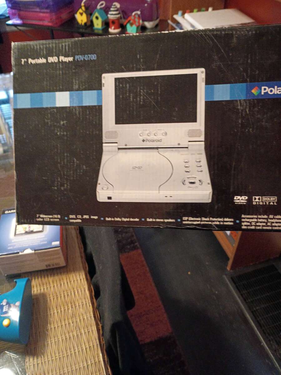 7 Inch Polaroid Portable Dvd Player Never Used