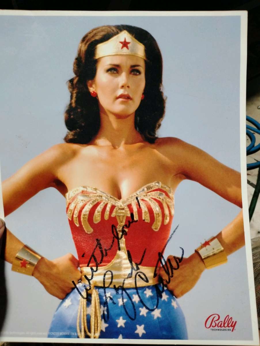 Autographed Picture of Lynda Carter as Wonder Woman