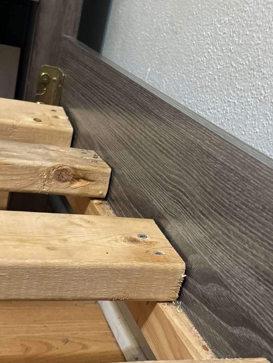 Twinsize Bed Frame with Bookshelf Headboard  275 OBO or best