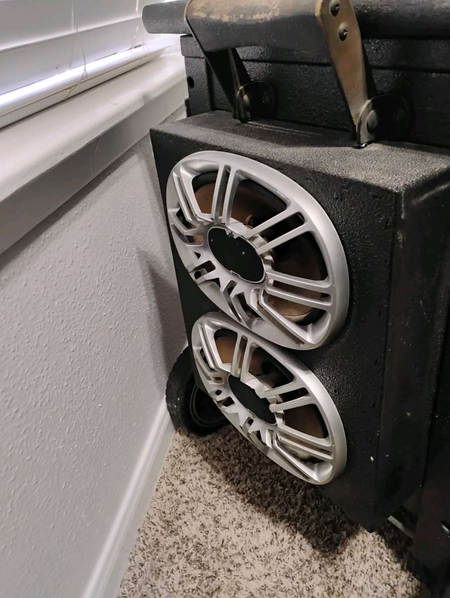 cooler with speakers