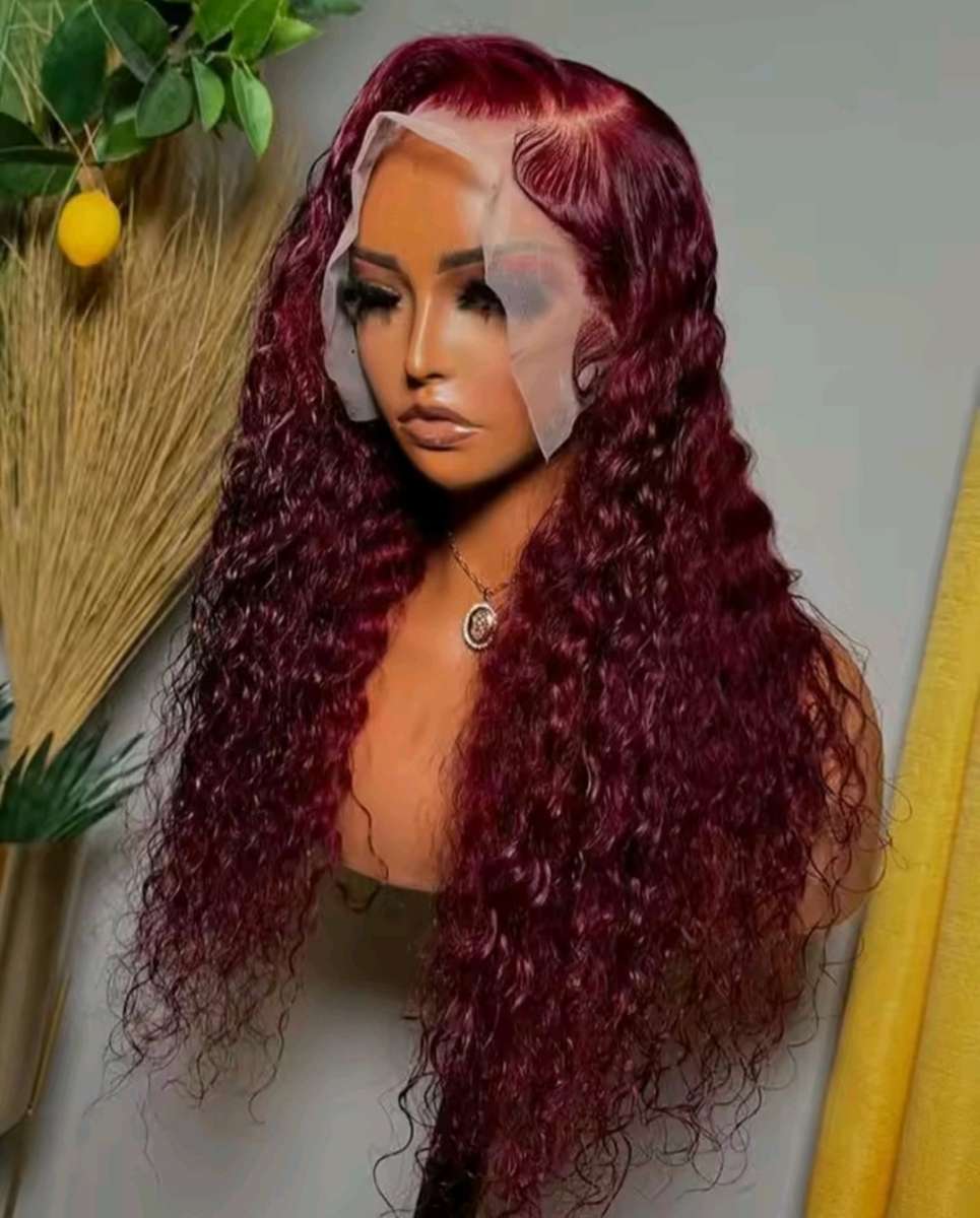 RedBurgundy Synthetic Wig