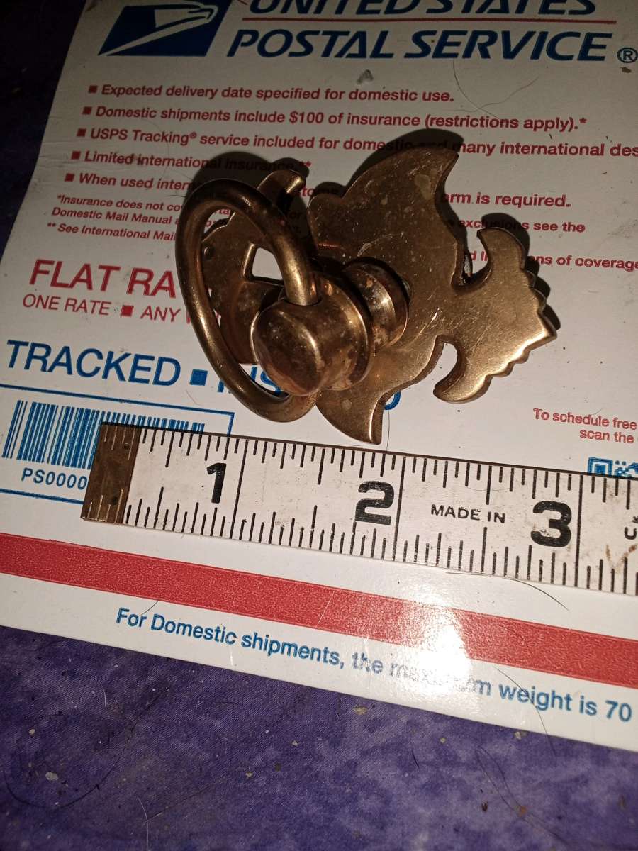 8 brass ring drawer pulls