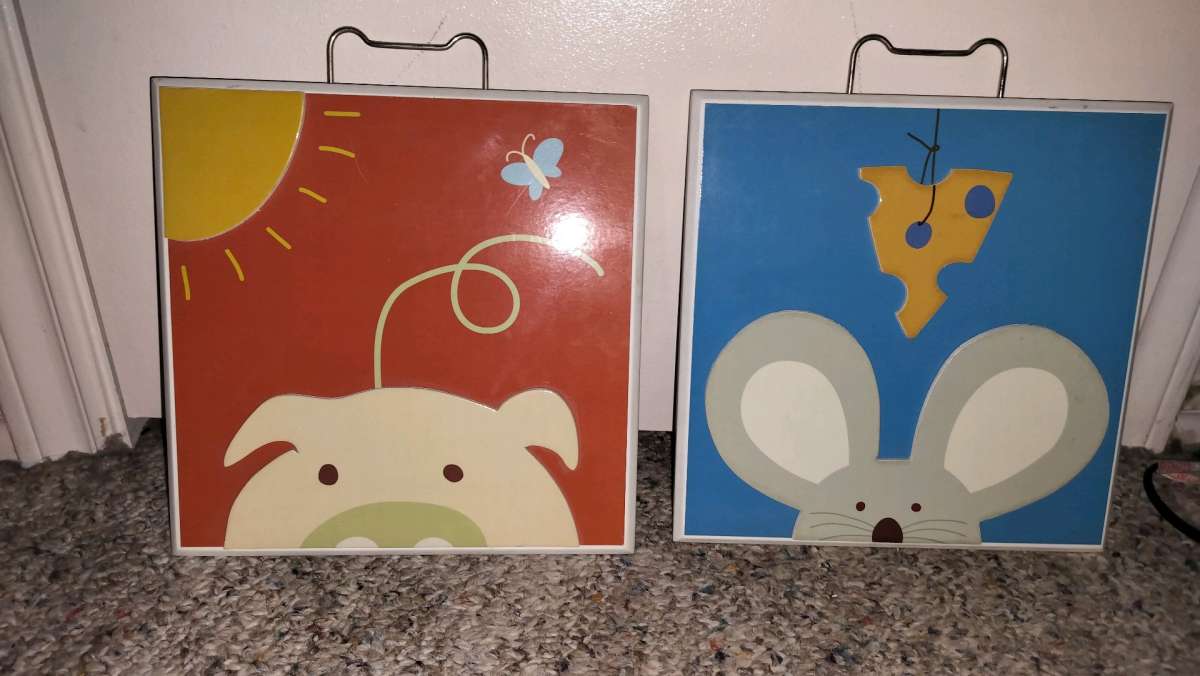 Adorable Animal Wall Plaques