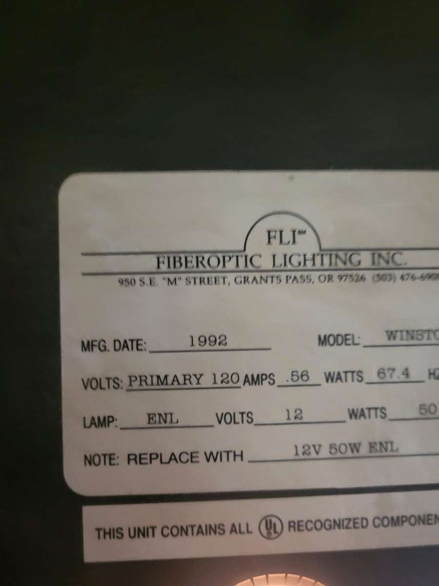 Winston fiber optic light