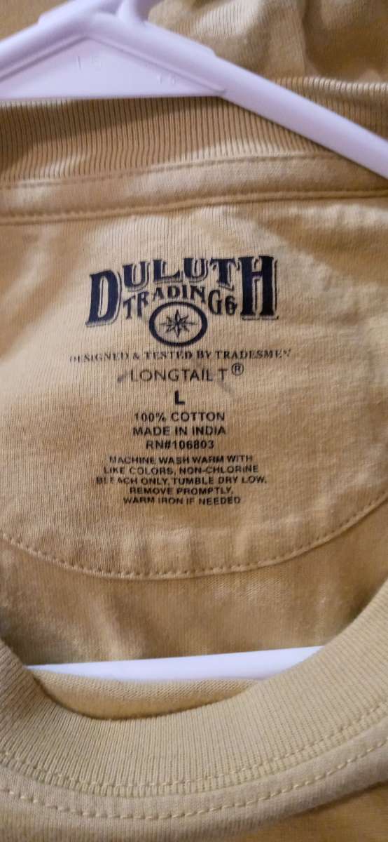 Mens Big and Tall Pocket Tshirt Large