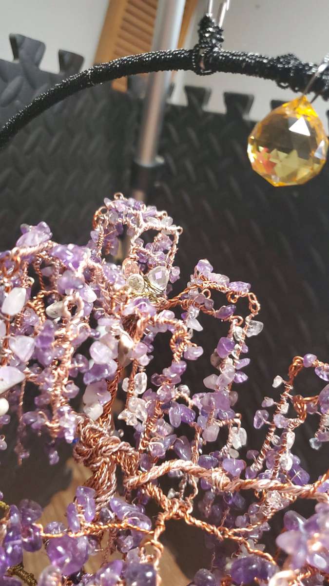 hanging decorative suncatcher tree