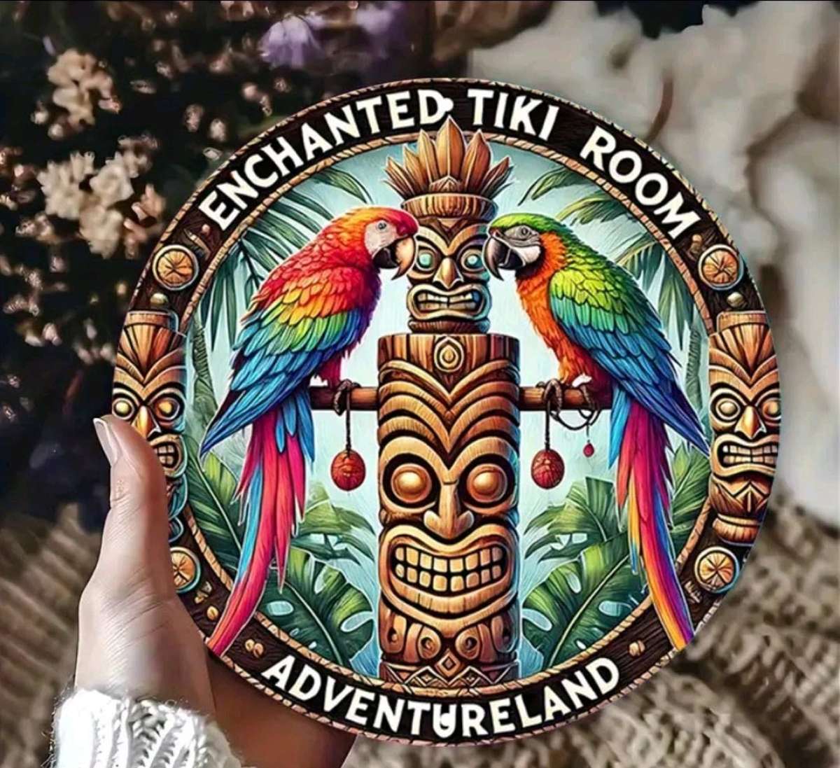 Tiki Metal Wall Decor