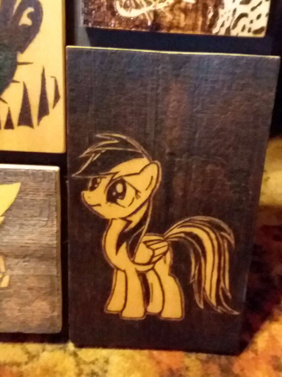 My Little Pony pyrography