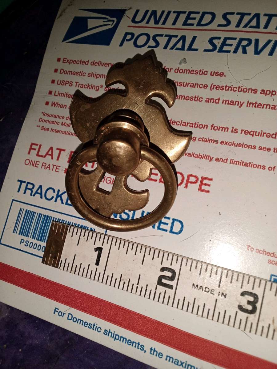 8 brass ring drawer pulls