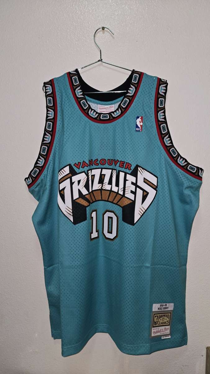 Mens Mike Bibby Turquoise Vancouver Grizzlies 1998 99