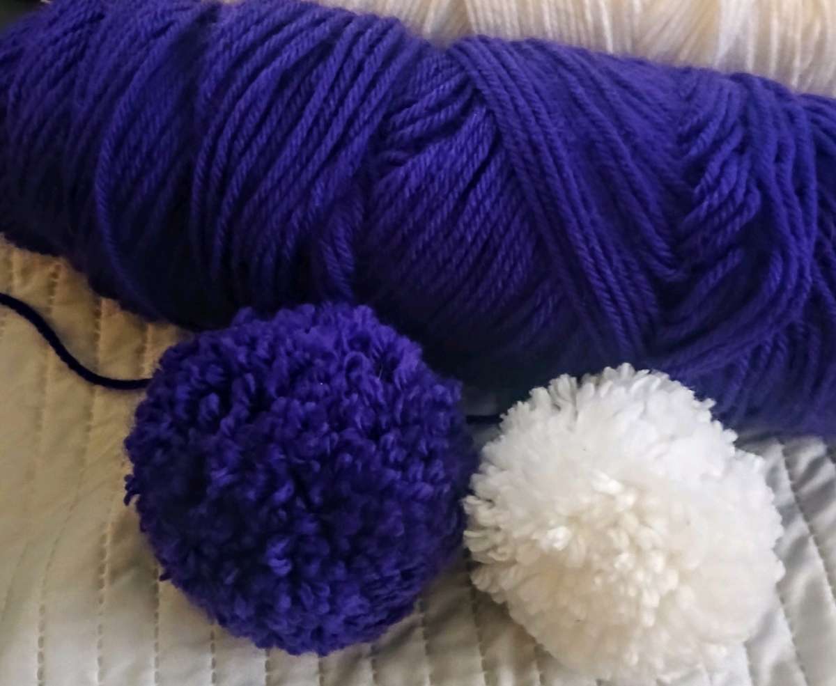 Custom Made Hand Crafted Pom Pom Scarves