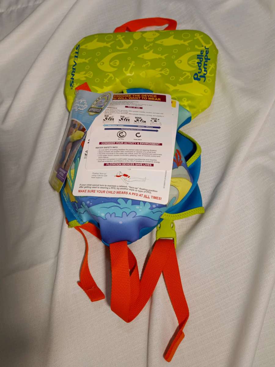 4 brand new Puddle jumpers life infant jumpsuit