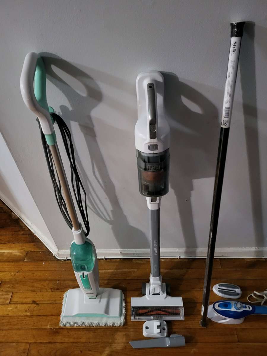 Shark Steam Mop Black  Decker Cordless Convertible Vacuum  V