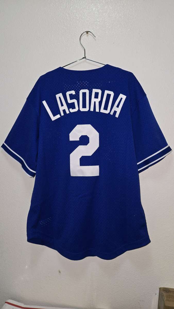 Mens Tommy Lasorda Royal Los Angeles Dodgers 1995 Cooperstow