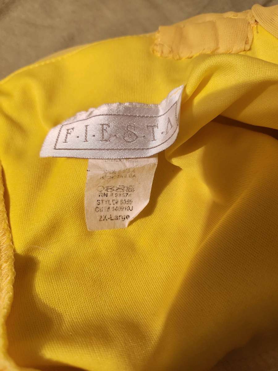 Fiesta Yellow Maxi Dress with Beaded Neckline