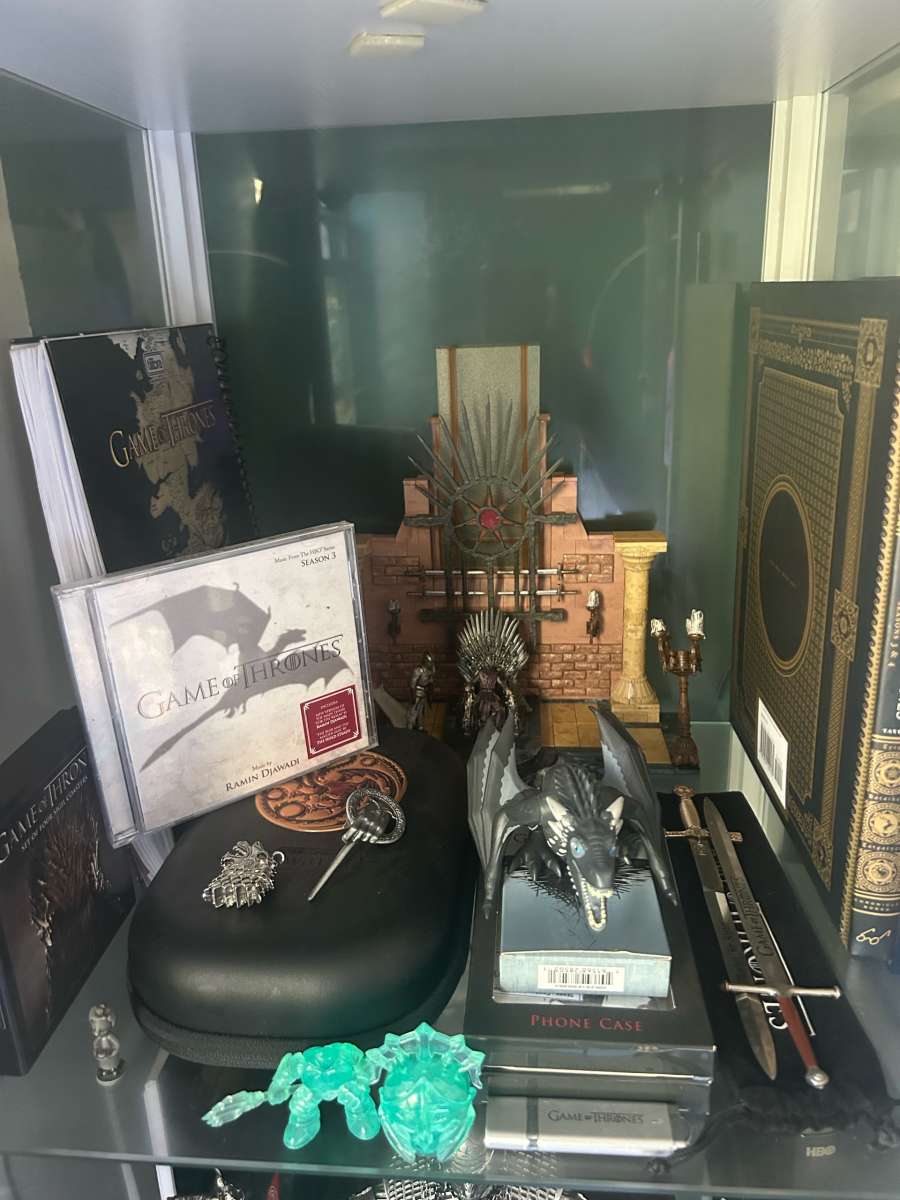 game of thrones memorabilia collection