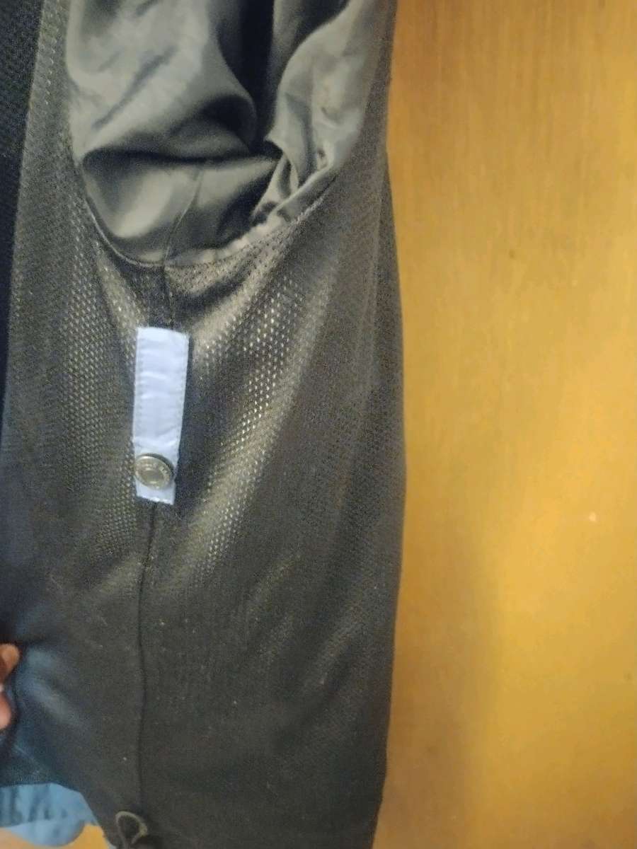 Eddie Bauer Windbreaker Hiking Trail Jacket Mens L Blue Fu