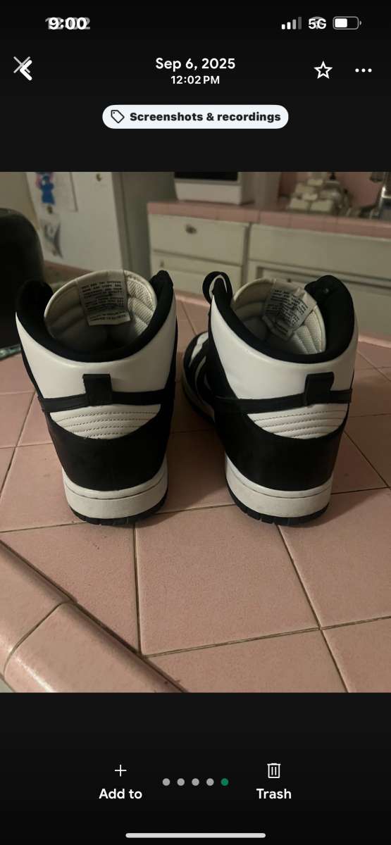 Nike Dunks and K Swiss