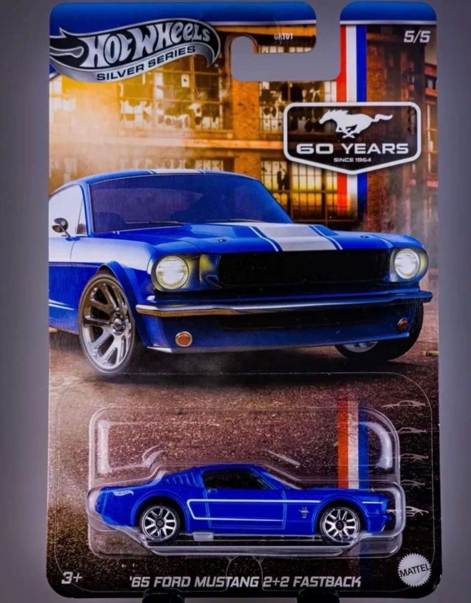 Mustang 60 Years Silver Series Hot Wheels
