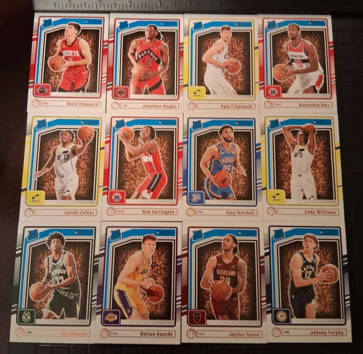 2024 to 25 Panini Donruss NBA Rated Rookie Lot of 22