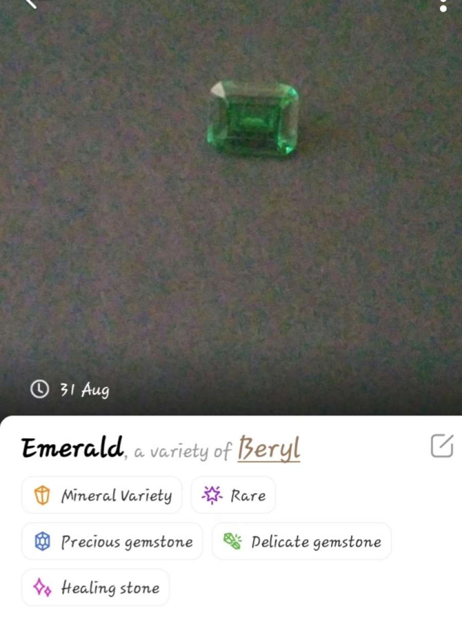 Emerald Emerald Cut Gemstone