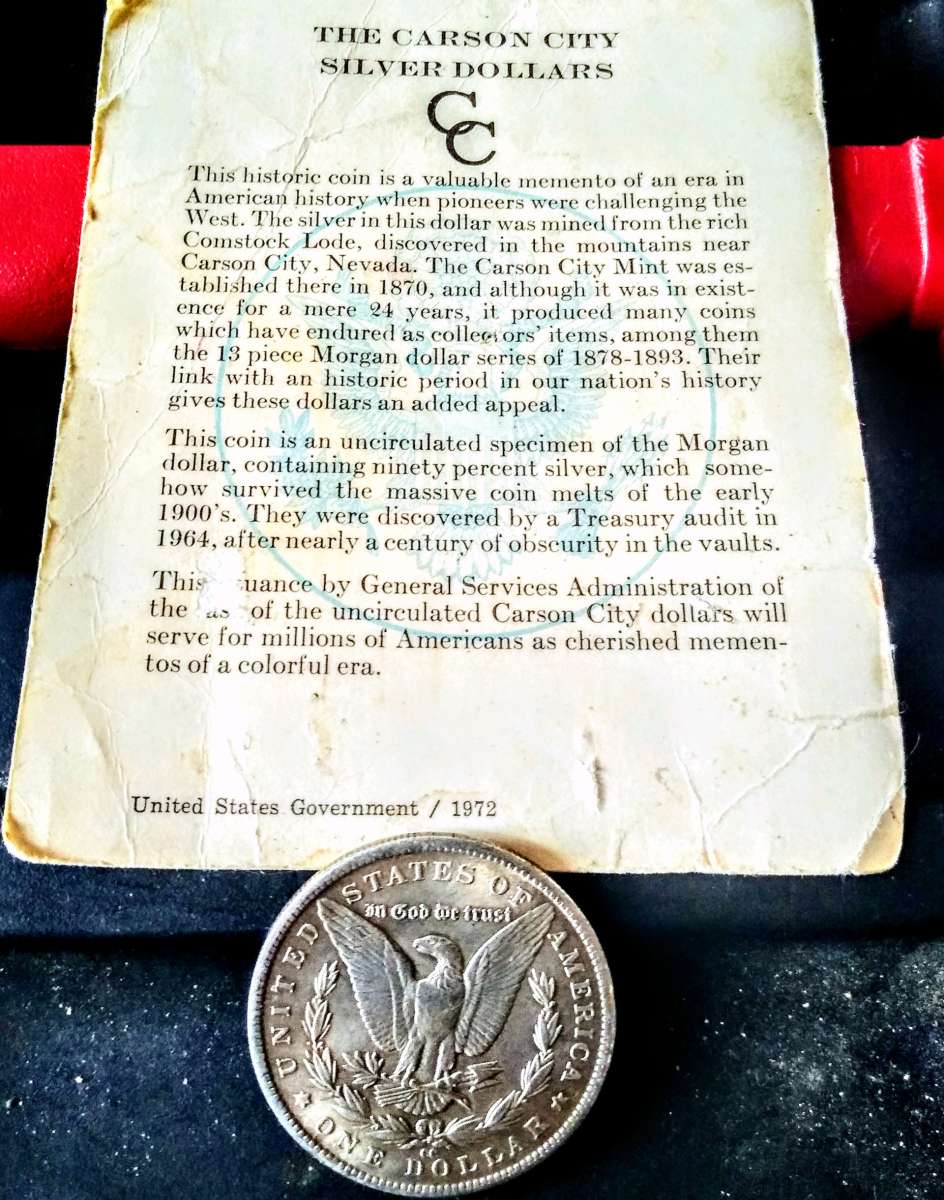 1880CC VERY RARE COIN HAS BEEN IN THE FAMILY 35 YEARS