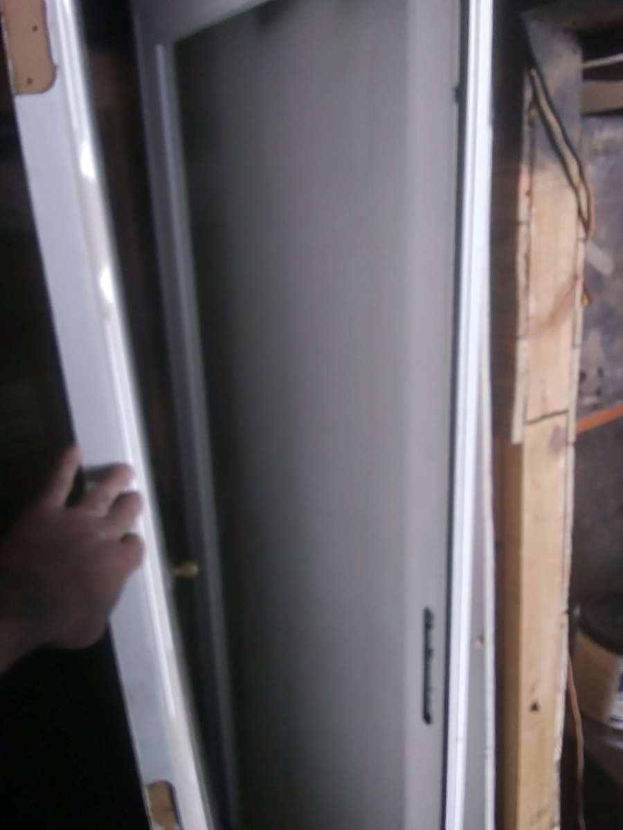 brand new glass door