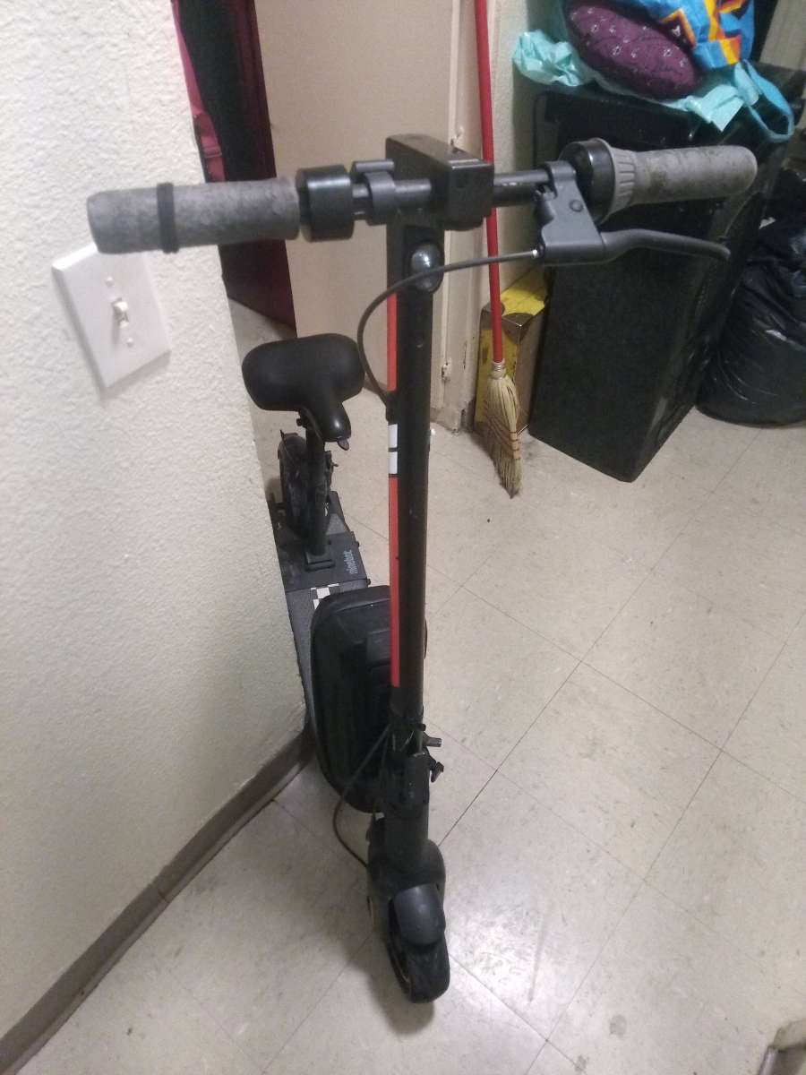 ninebot sit scooter fast need gone asap moving works good ec