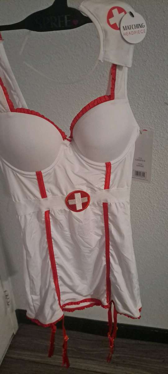 NEW XL NURSE SEXY COSTUME