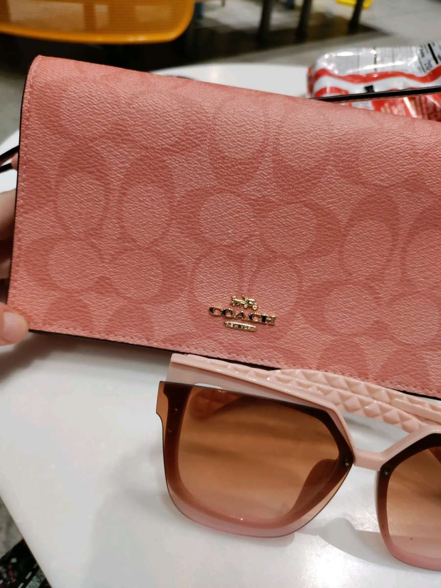 Coach Crossbody In Light Pink