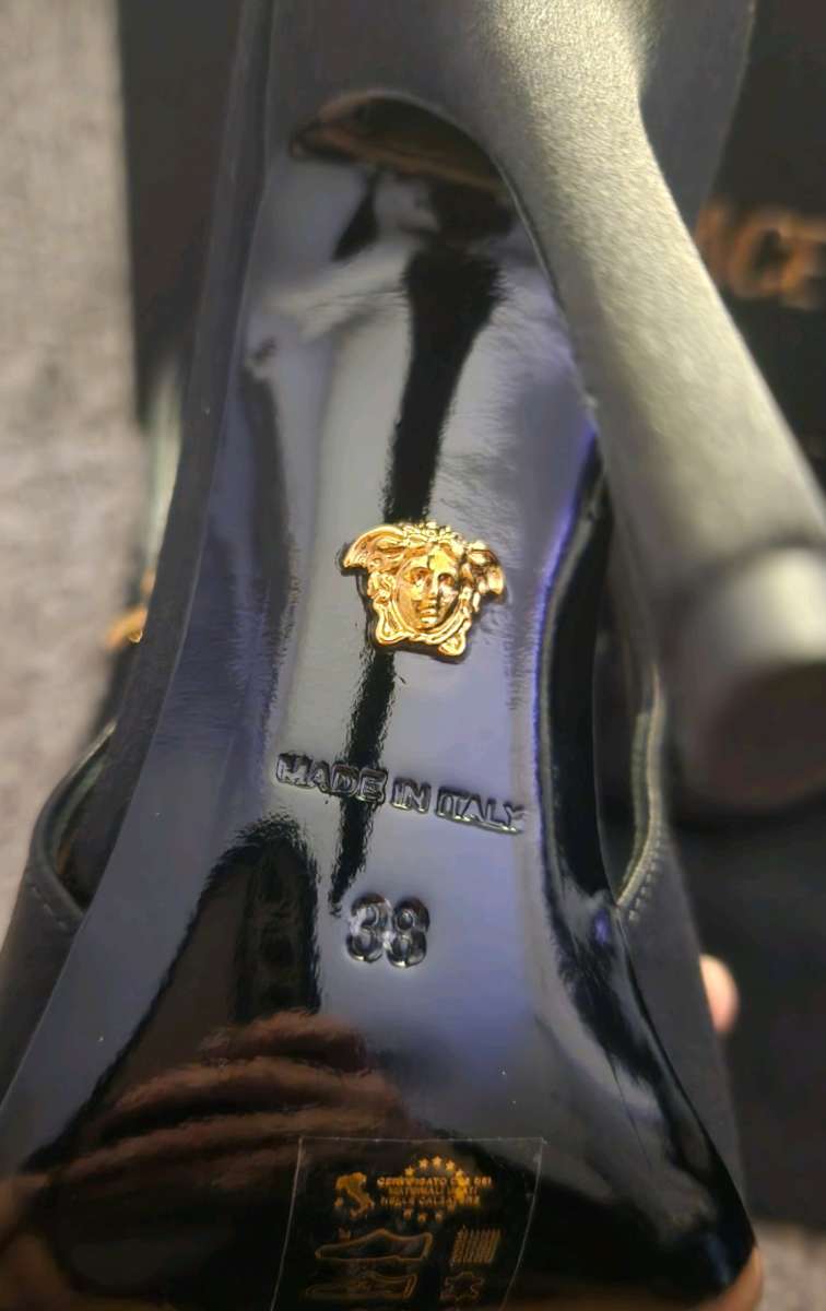 Versace Medusa 95 corset pumps