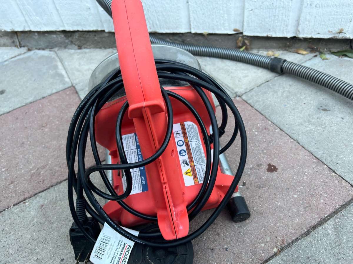 Ridgid Drain Cleaner machine