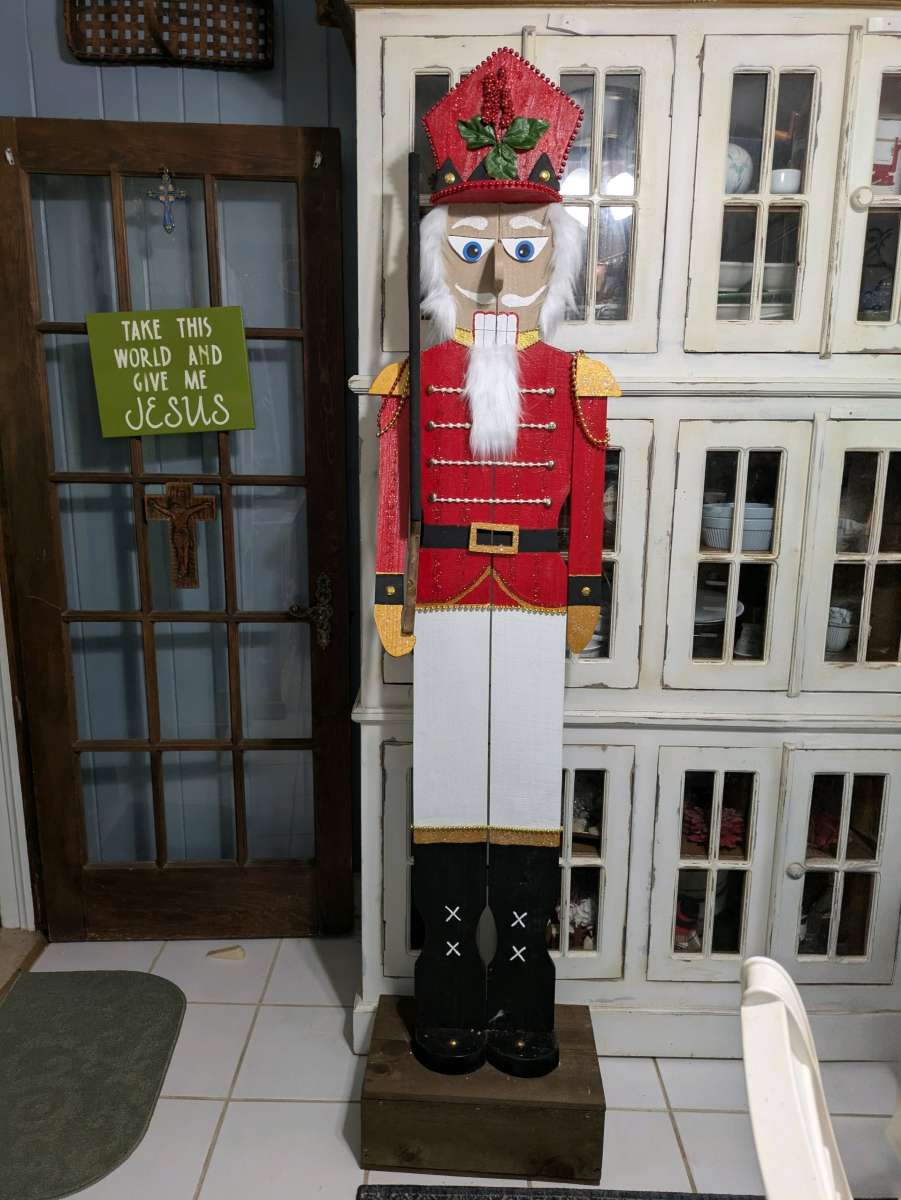 handmade Christmas nutcrackers