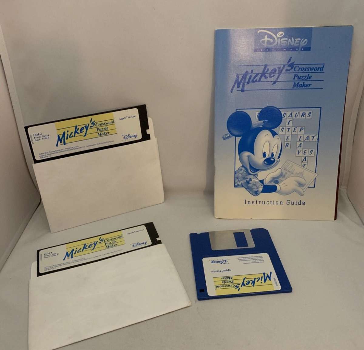 Disney Software Mickeys Crossword Puzzle Maker  User Guide U