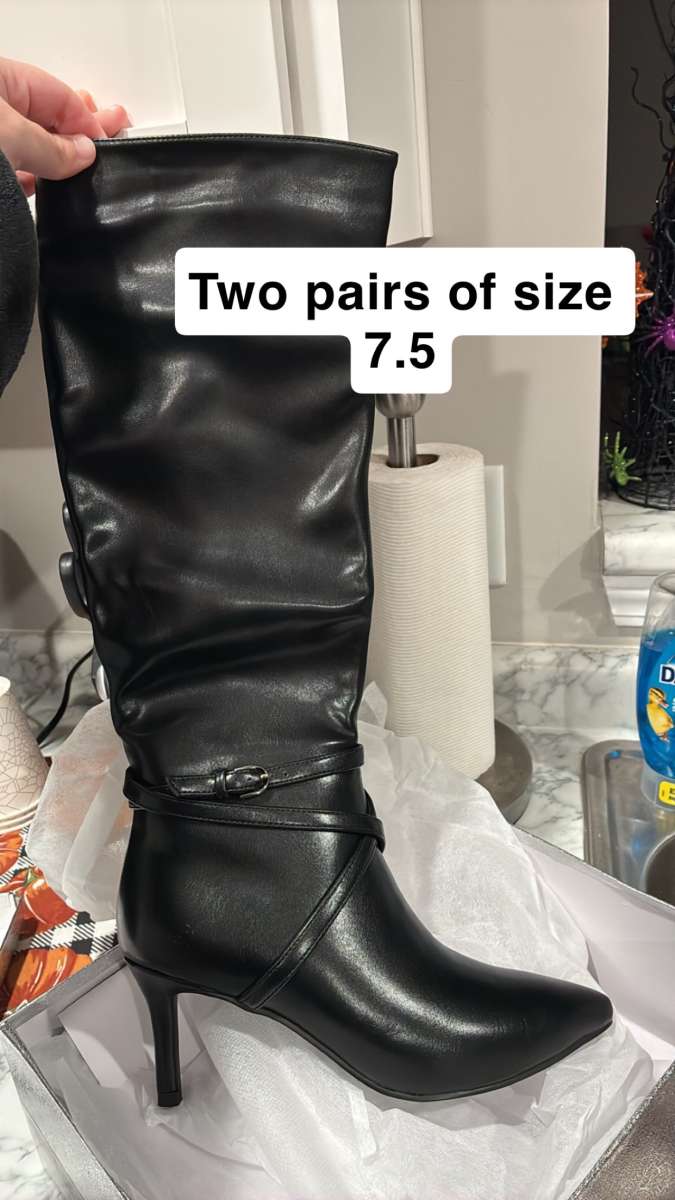 knee high stiletto boots