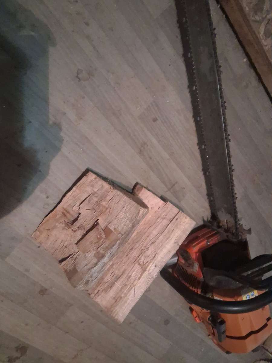 buck skin oke fire wood