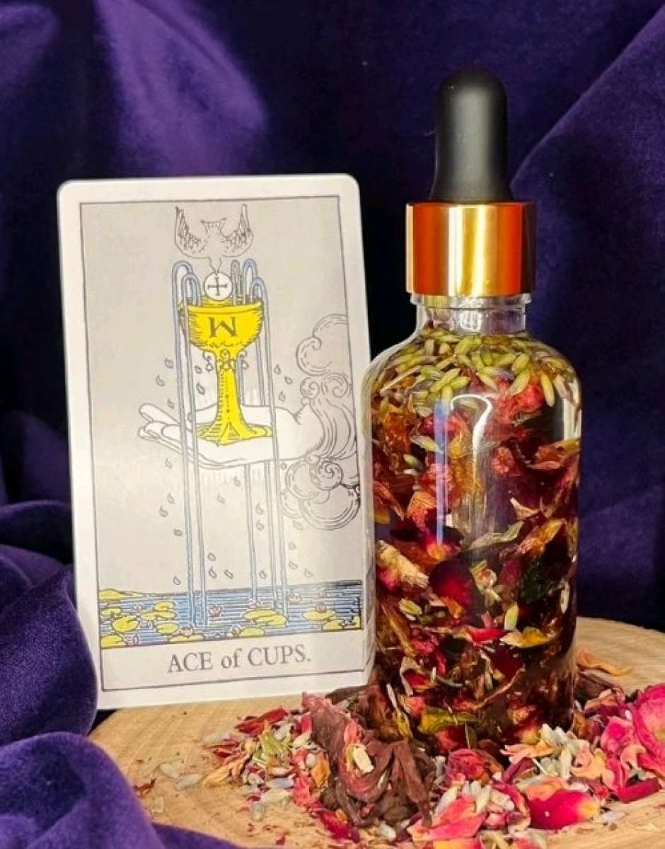 handmade ritual herbal oil