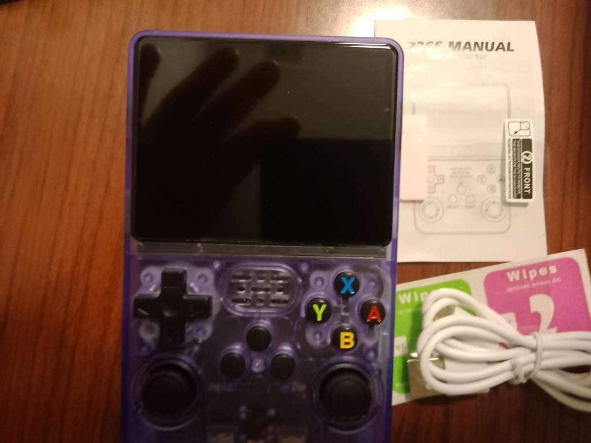 R36S purple portable game