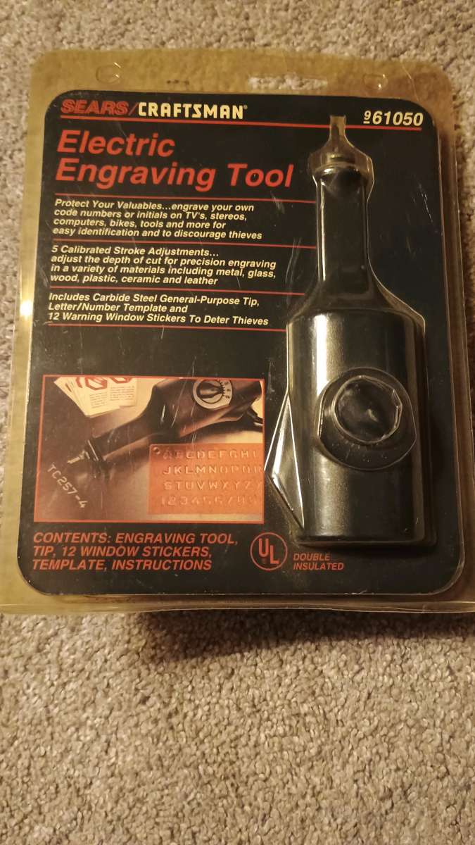 Craftsman Engraving Tool