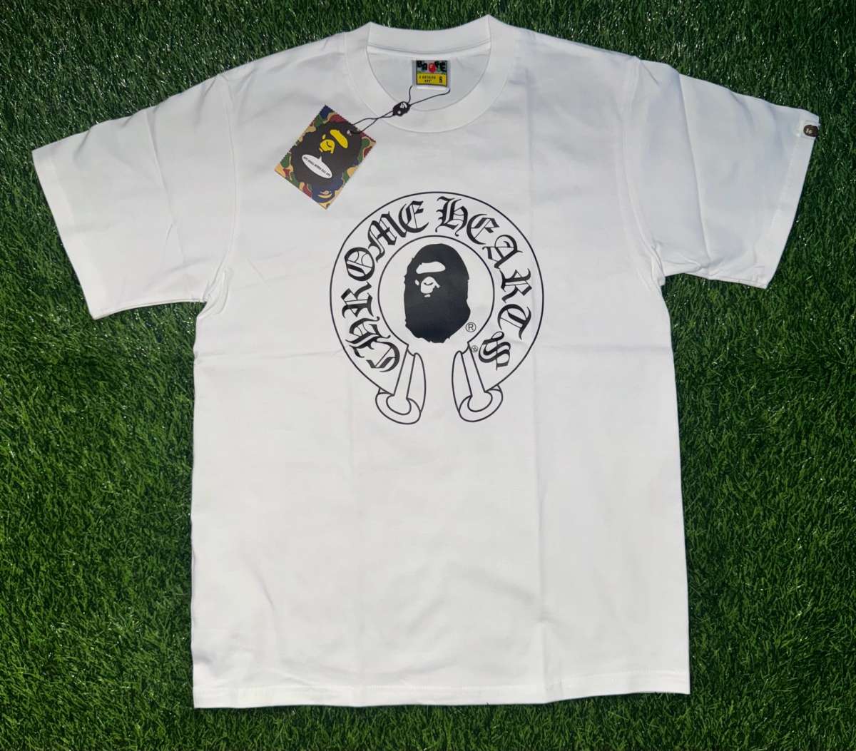 BAPExChrome Hearts Tee