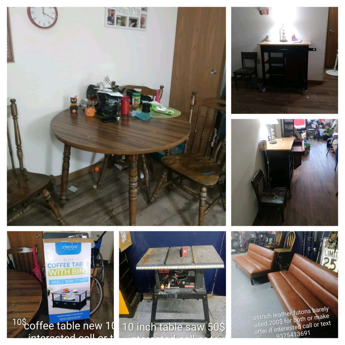 kitchen table with 4 chairs