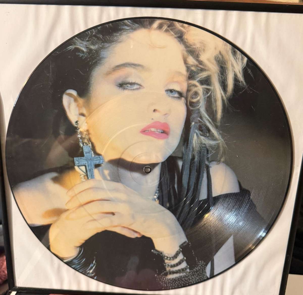 MADONNA HOLIDAY ORIGINAL FIRST EDITION ALBUM PICTURE DISC LP