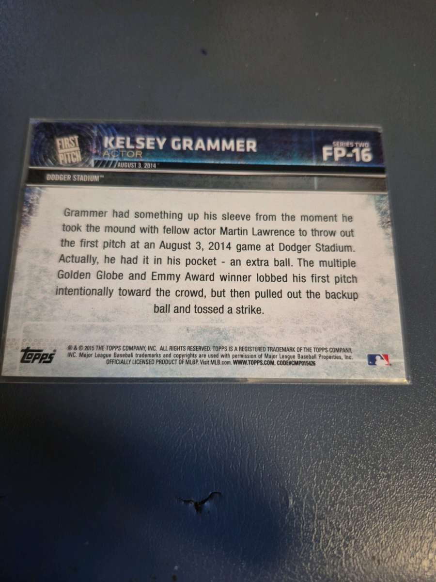 2015 Topps baseball card